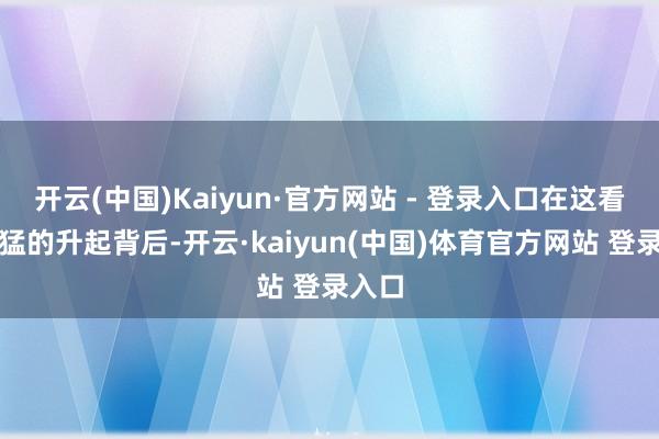 开云(中国)Kaiyun·官方网站 - 登录入口在这看似威猛的升起背后-开云·kaiyun(中国)体育官方网站 登录入口