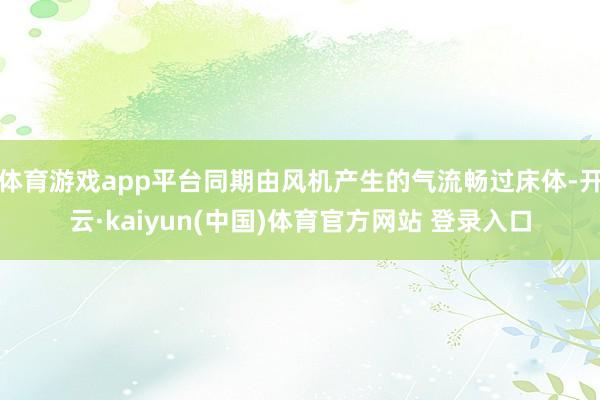 体育游戏app平台同期由风机产生的气流畅过床体-开云·kaiyun(中国)体育官方网站 登录入口
